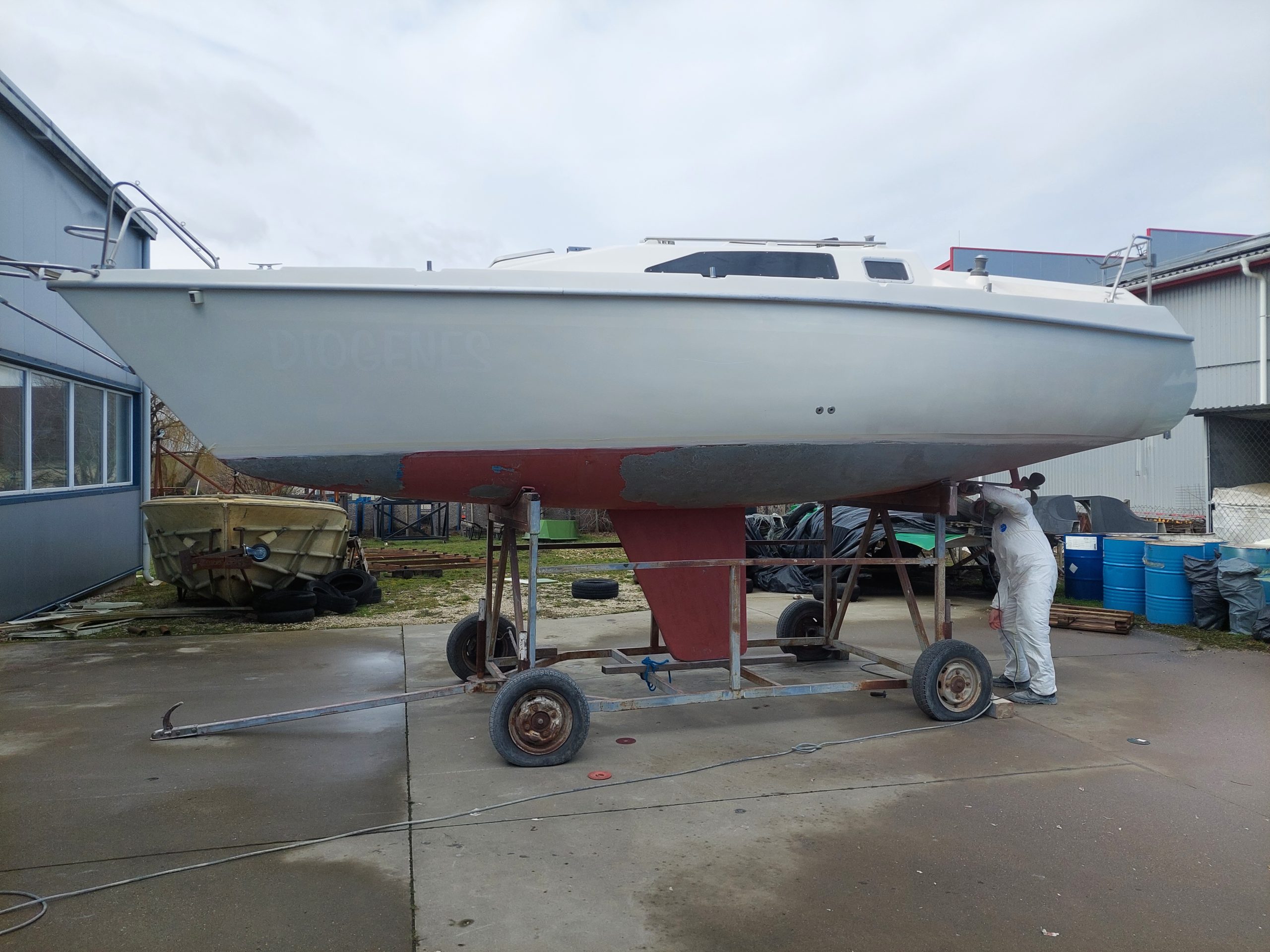 Haladnak a felújítási munkák is