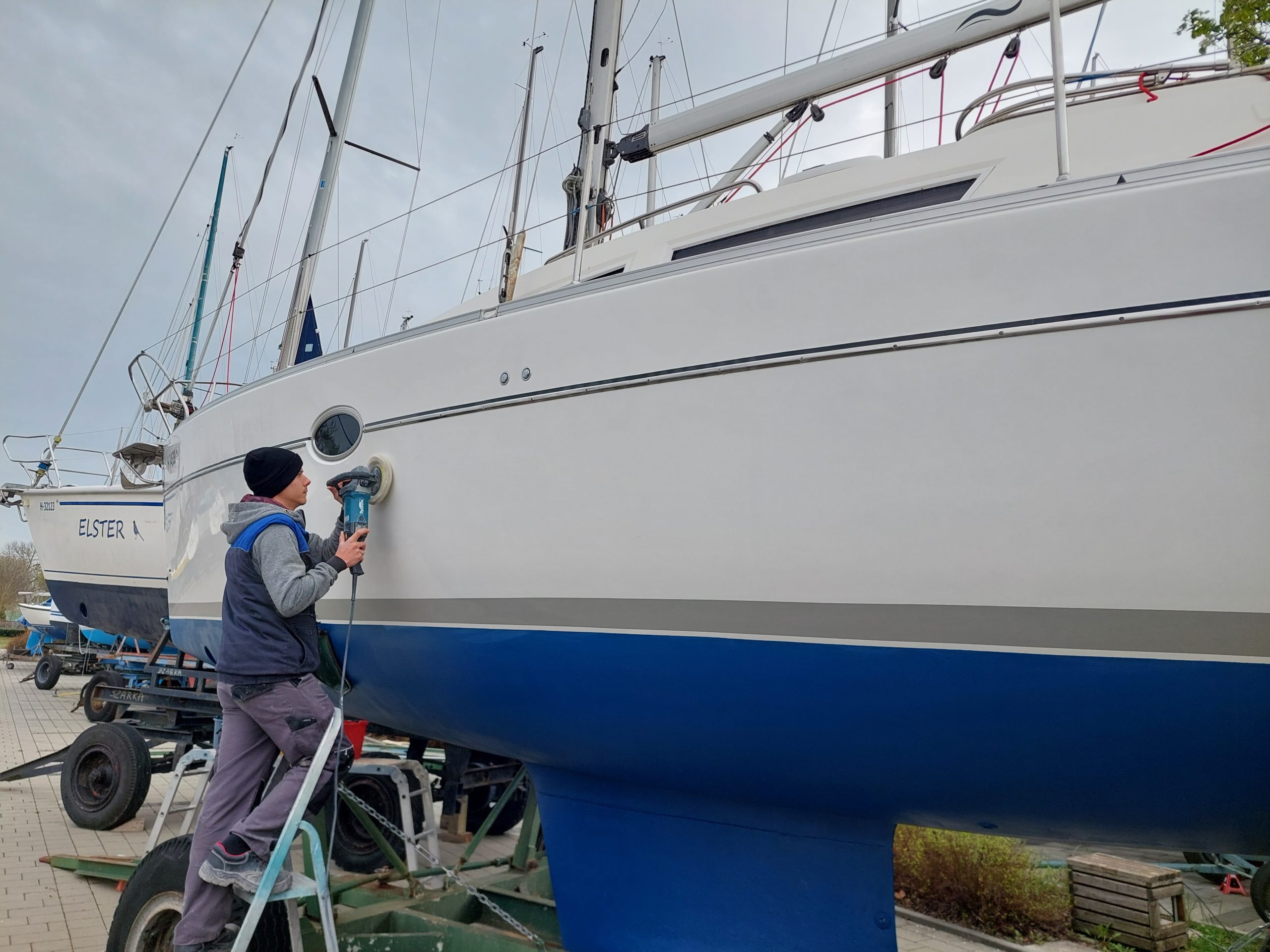 Gyönyörű időben, készülve a szezonra